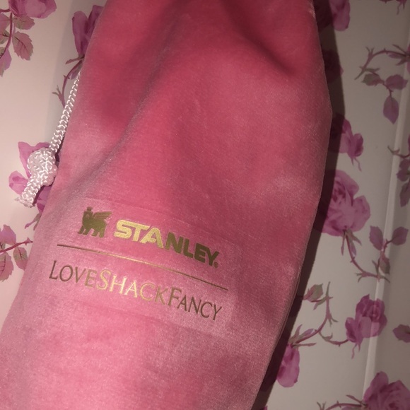 Love Shack Fancy x Stanley Ribbon Rosa 12 OZ - Picture 2 of 11